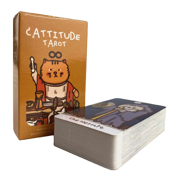 Cattitude Tarotkort Plastifisert