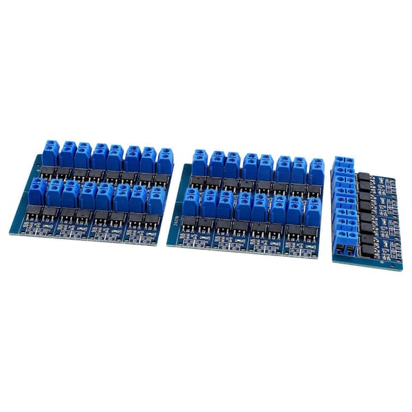 20 stk. 15A 400W MOSFET Trigger Switch Drive Modul PWM Regulator Kontrolpanel Blue