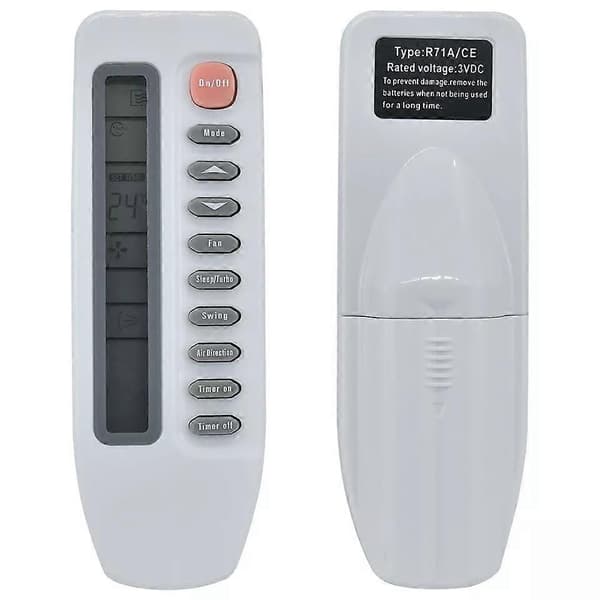 Ny R71A/CE för MIDEA KOMECO Tornado Luftkonditionering Fjärrkontroll R71A/E