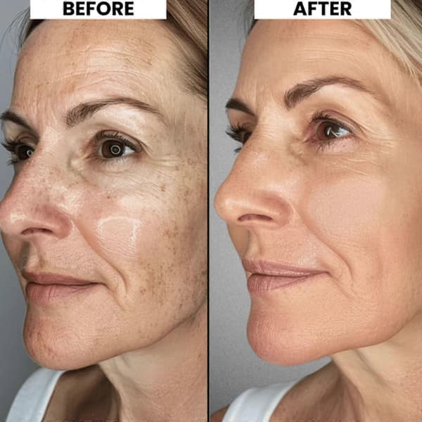 Anti-aging Liquid Foundation for Women, Full Coverage Moisturizing 2-in-1 Concealer, SPF