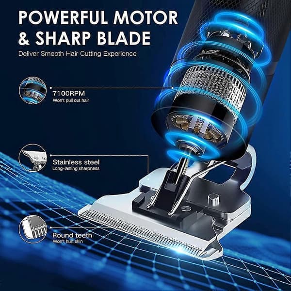 Hårklippare män, Acsergery Professionell T-blad hårtrimmer, Acsergery Precision skäggtrimmer present