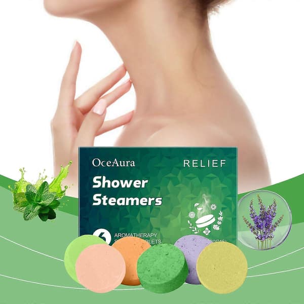 Oceaura Bath Steamer Aromatherapy Tablets Gentle Skin Cleansing Enjoy Scented Baths Multiple Scents Bath Tablets