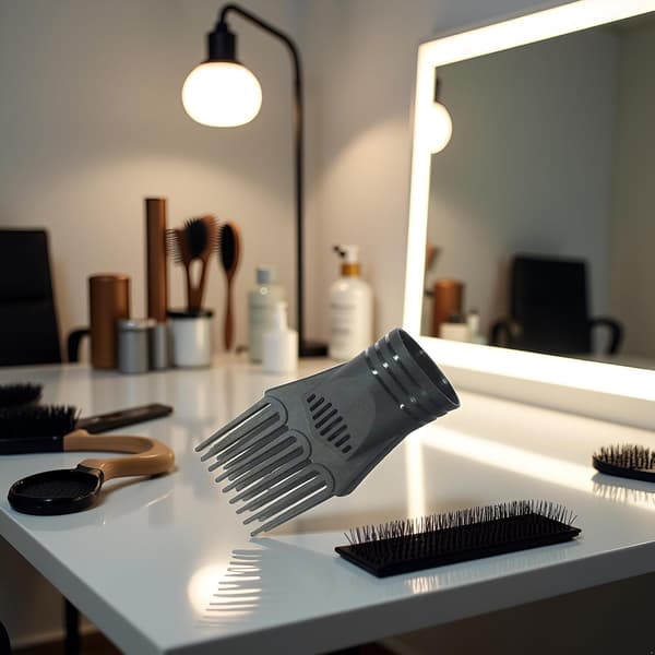 Universal Hair Dryer Comb Nozzle, Plastic Salon Hairdressing Accessory, Hair Styling Tool