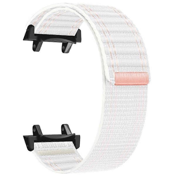 Til Huami Amazfit T-Rex 3 Nylon Urrem med PC-stik Justerbar Håndledsrem - Grå_Överraskningsgåva