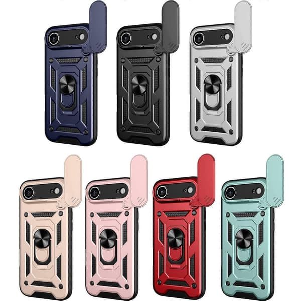 Skyvbart kameradeksel Design TPU+PC telefondeksel (for iPhone 17 Air)