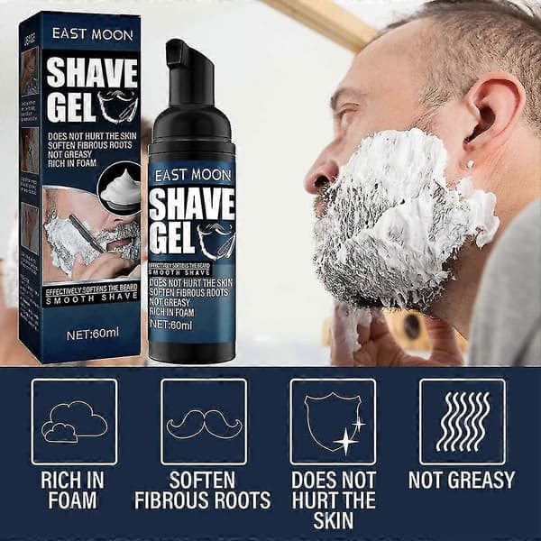 60 ml skægfjernelsescreme til mænd hårfjerningscreme barberingsgel