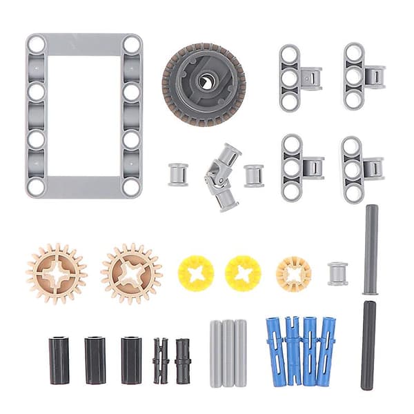 29-delt Technic Differentiale Gearkasse Kit Pakke Kompatibel med Tsma29