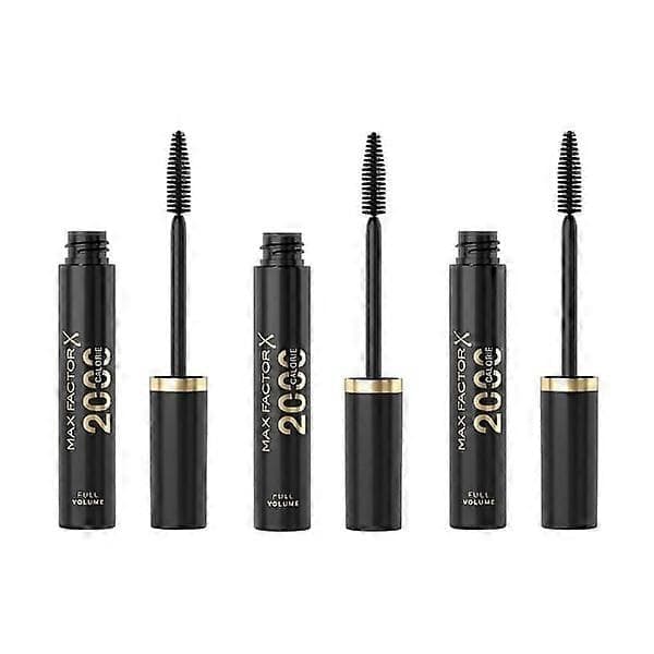 3-pak Max Factor 2000 Calorie Mascara Sort 9ml Gennemsigtig_Særtilbud