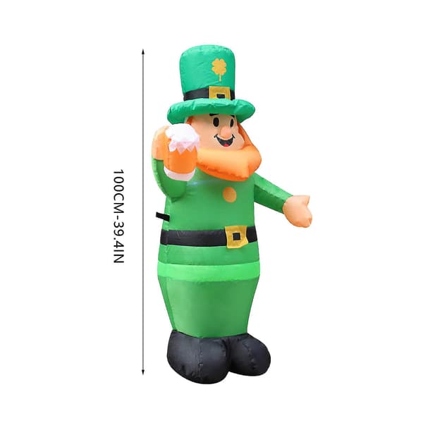 St. Patrick's Day Oppustelig Lysende Oppustelig Irsk Helligdagsdekoration_Særlige gaver