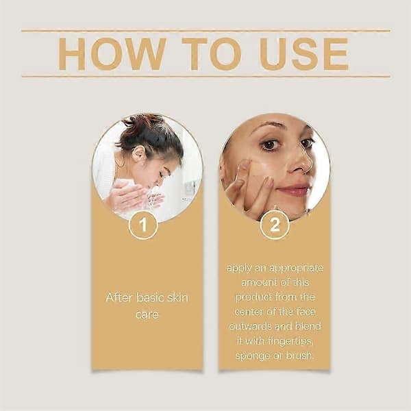 EELHOE Light Transparent Concealer Liquid Foundation, Moisturizing Concealer For A Natural, Light, Non-Removable Face Foundation