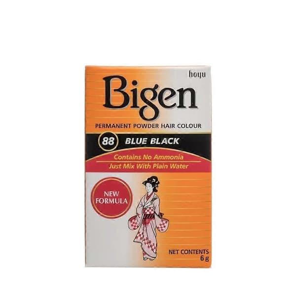 Bigen Permanent Powder Hair Colours (various) (Blue Black)
