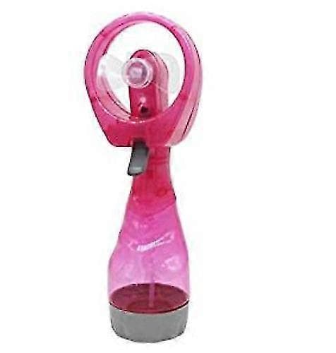 Vandsprayventilator Håndholdt Sprayventilator Bærbar Lille Ventilator Til Udendørs Aktiviteter Rose Red