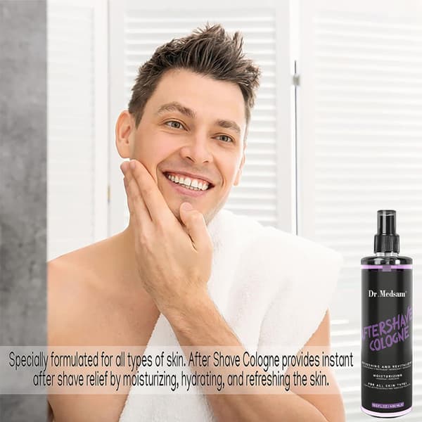 Ansigtsmist til mænd efter barbering, forfriskende og oliebalancerende lotion A