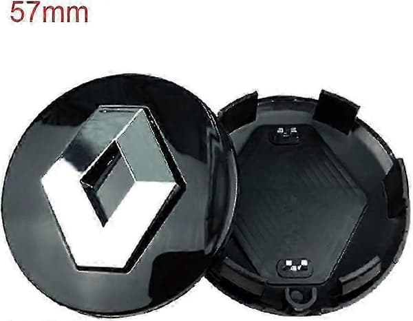 4st 57mm Bil Aluminiumfälg Centrumkåpor In