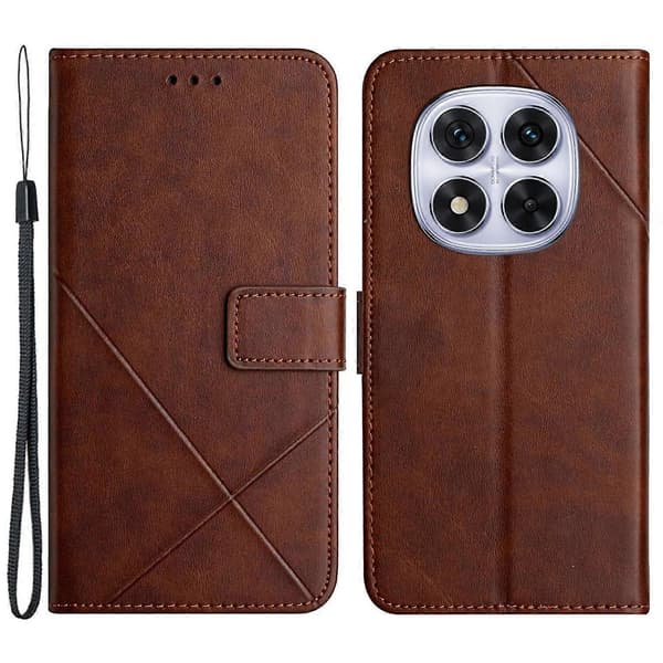 Leather Pattern Wallet Case for Xiaomi Redmi Note 14 Pro 5G/14 Pro+ 5G (Style C)