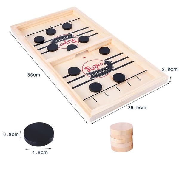 Flying Puck Game - Sling Puck Board Game with Speed & Excitement_Special Gift