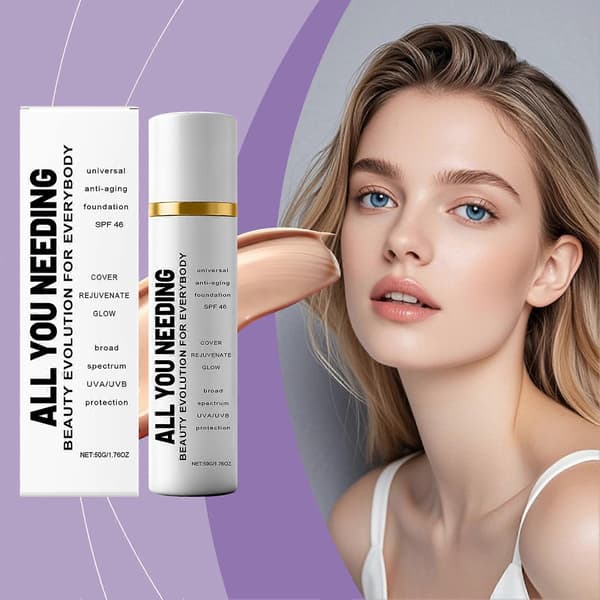 Liquid Foundation Natural Glow Long-lasting Smooth Coverage for Daily Use