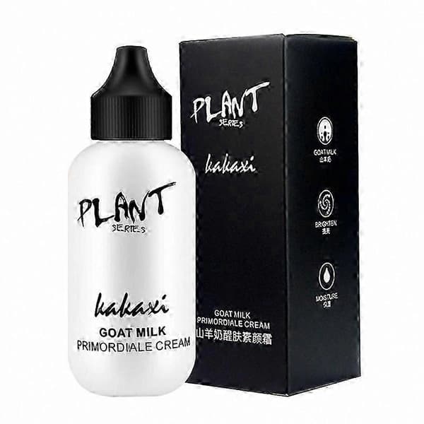 Revitalizing Goat Milk Cream Foundation with Full Coverage and Waterproof Properties for Easy Makeup Application