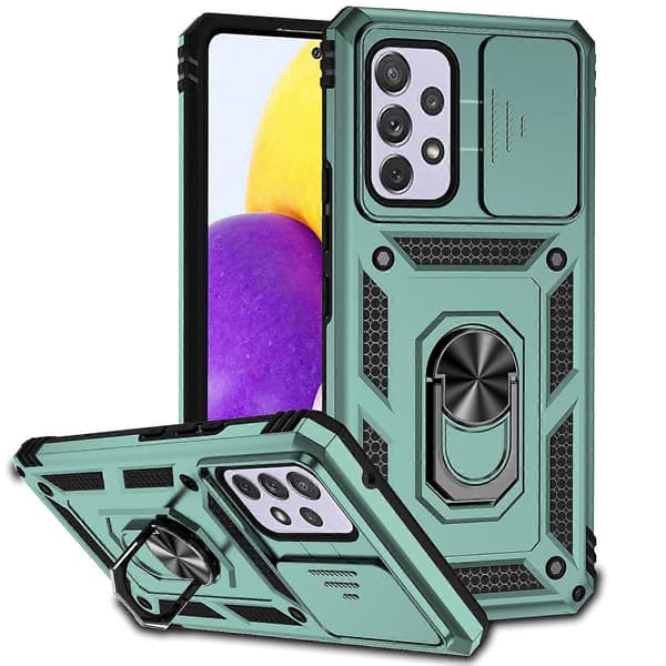 For Samsung Galaxy A53 5G Skyvbart Camshield Holder Mobiltelefondeksel