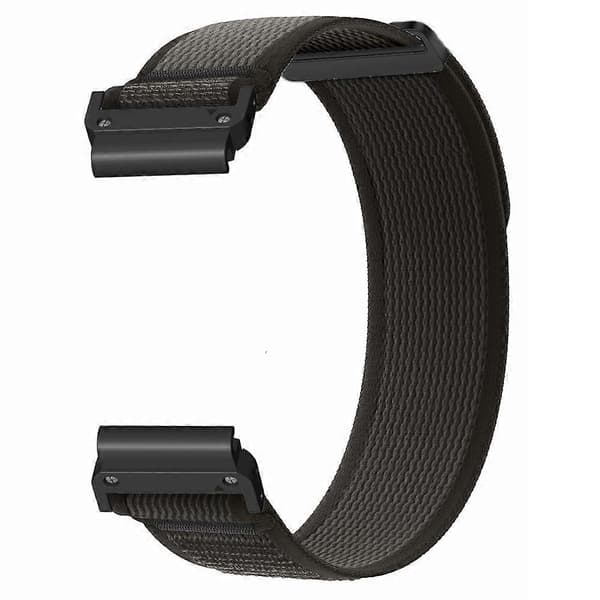 Til Coros Vertix 2/Garmin Fenix 7X/6X/5X 26mm Trail Loop Nylonrem Blød Urrem