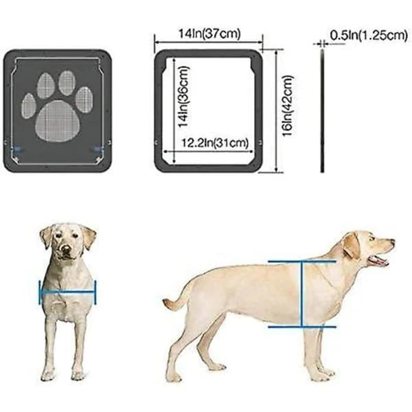 Microchip Cat Flaps, Large Dog Doors, Screen Doors, Four-Way Lock