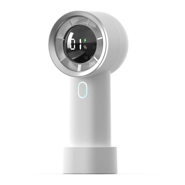 Mini Bærbar Ventilator Mini Lille Lommeventilator Sødt Design Mini Håndholdt Ventilator Bordventilator white