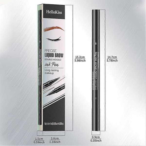 HelloKiss Waterproof Eyebrow Pencil Double-Sided Natural Wild Brow