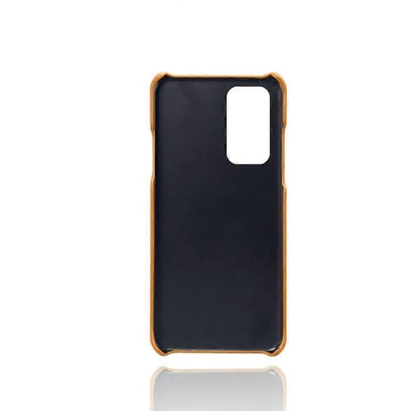 KSQ PU Læderbelagt PC-telefoncover til OnePlus 9 Pro (Orange)