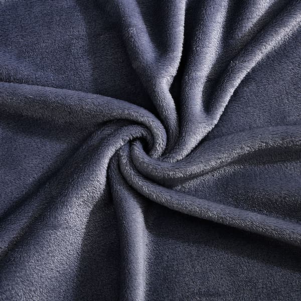Mikrofiber tæppe 200x150cm - Mørkegrå