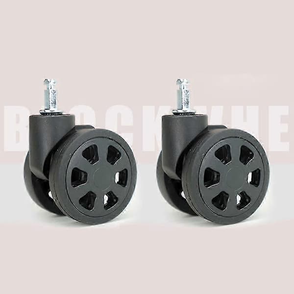 Durable Replacement Wheels Universal Silent Wheels Versatile Wheels 1 Pair For Luggage Smooth Rolling & Easy To Install