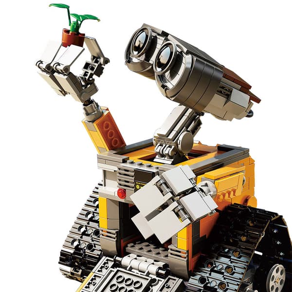 WALL-E robot små partikelpussel byggklossar gränsöverskridande fjärrkontroll barn programmeringsleksaker_Super Present