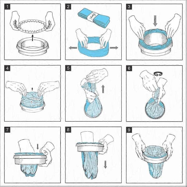 12X Kompatibel Refill Kassette til Tommee Tippee XL Classic