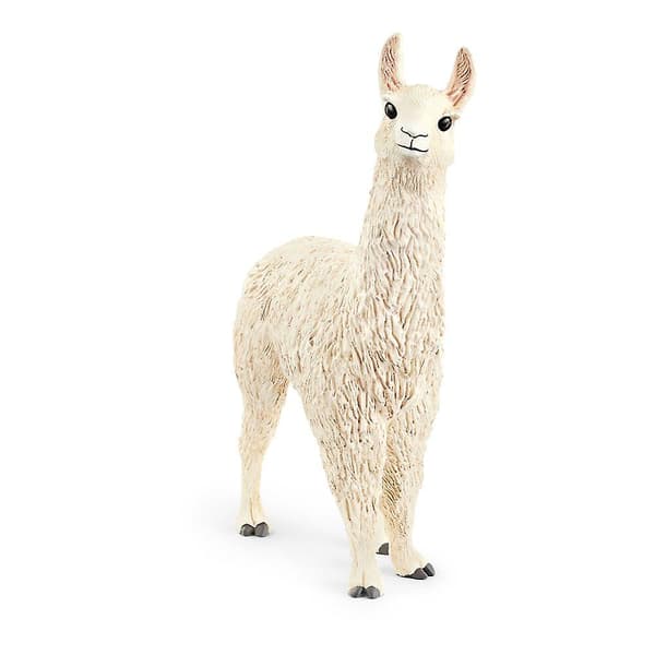 Schleich bondegårdsverden lama legetøjsfigur, 3 til 8 år, hvid_Super gave