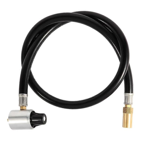 3FT Propanregulator 5430 Forlængerslange til Coleman Propantanke og Propanovn Black