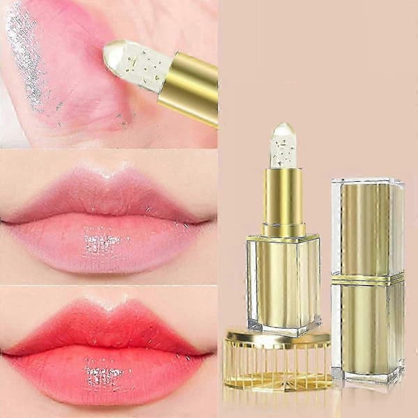 Color-Changing Lipstick 2-Pack, pH-Reactive Long-Lasting Lipstick with Moisturizing Smudge-Proof Durability 26-27