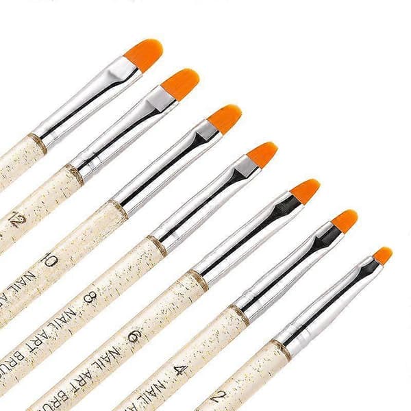 7 st Akryl/UV Penslar naglar -