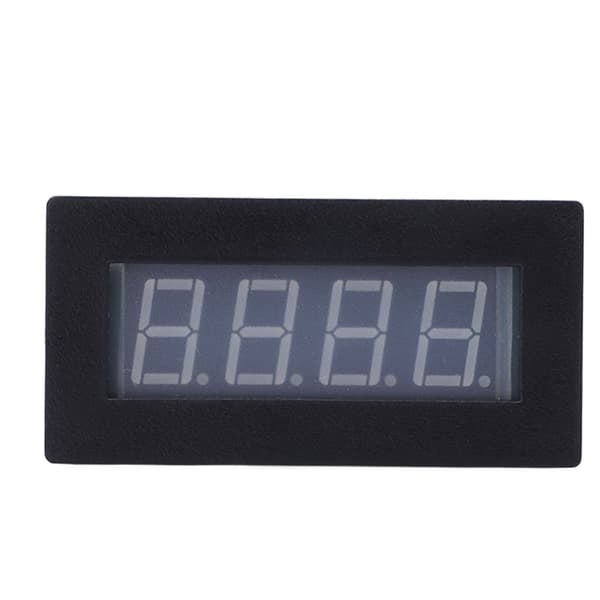 4-sifret LED-turteller Multifunksjonell RPM-hastighetstester med kabel DC 8-15 V blå bakgrunnsbelysning