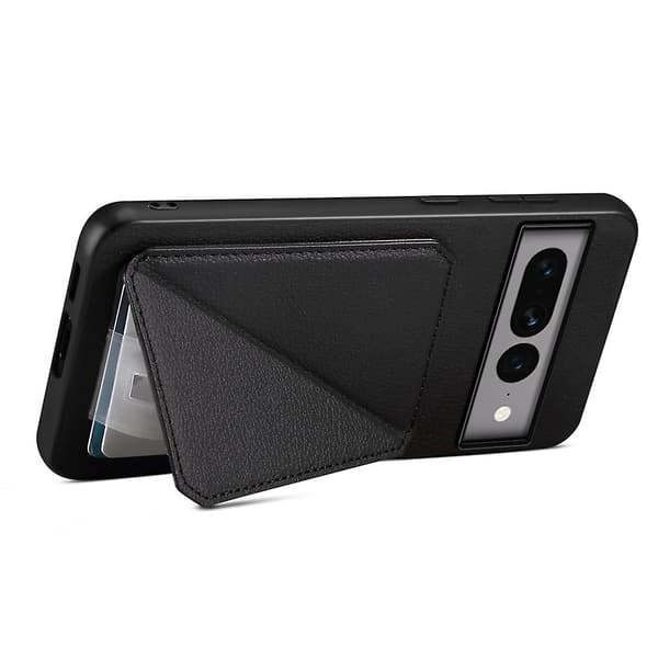 Vasikannahkainen puhelinkotelo Google Pixel 7 Prolle (musta)