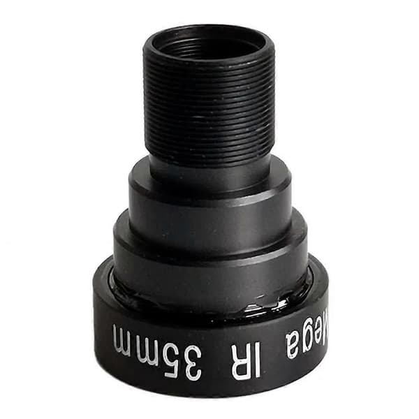 HD 5MP M12 Lång CCTV-kameralins 35mm 5 Megapixel Lins för AHD Analog IP Säkerhetskamera Svart