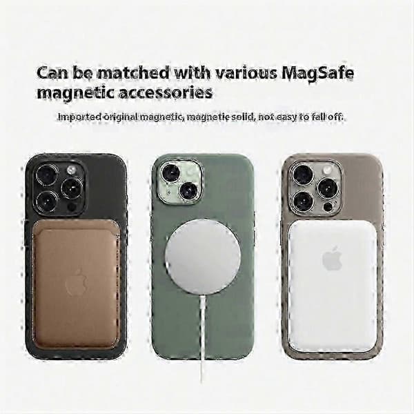 Case for iPhone 15 Pro Compatible with MagSafe Liquid Silicone Phone Case [Induction Popover] (Blue)