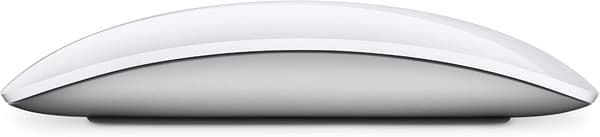 Wireless, Bluetooth, Rechargeable Bluetooth Mouse, Works with Mac or iPad; Multi-Touch Surface Silent Office Mouse, Rechargeable (White)