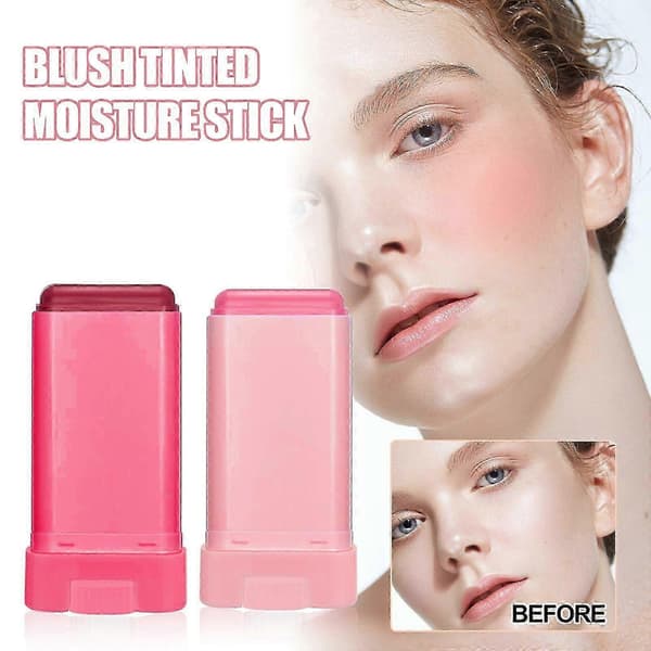 Waterproof Blush Stick - Natural Nude Makeup, Luminous Primer, Lightweight & Multifunctional