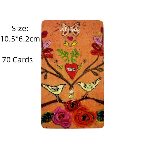 Historiekort A 70 Tarot Oracle Deck Oracle Engelsk Visions Divination Edition Brettspill for å veilede deg TT352
