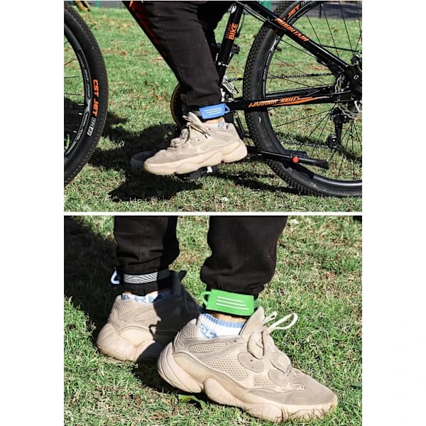Mountainbike Leg Straps - 1 Pair (Black)