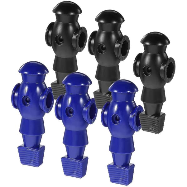 6 stk. bordfodboldfigurer Bordfodboldtilbehør Fodboldspillerstatue_Særlige gaver