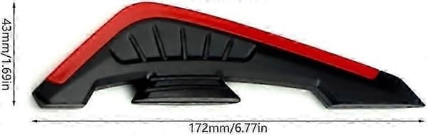 Spoilerwinglets (et par motorcykelwinglets), sidekåbe-winglets, aerodynamiske spoilere, røde