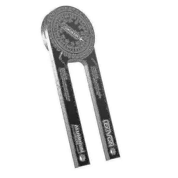 Gering Sav Protractor 7 tommer aluminium Protractor vinkelsøger-