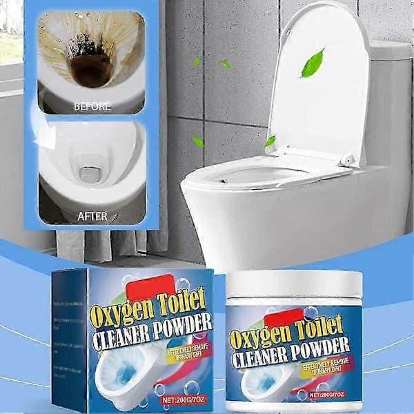 Toiletskumrengøringspulver Skummende Lugt Plet Kalkfjerner