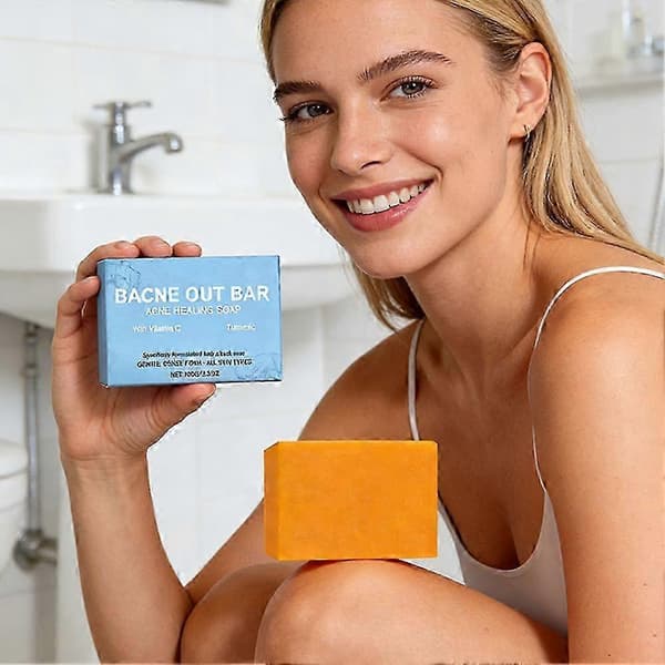 Bacne Out Bar Soap - Healing Solution for Acne on Back, Face, Chest, and Shoulders XY2