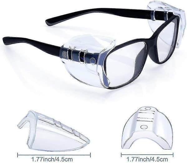 8 par skyddsglasögon sidoskydd halkfri klar flexibel halkskydd_present